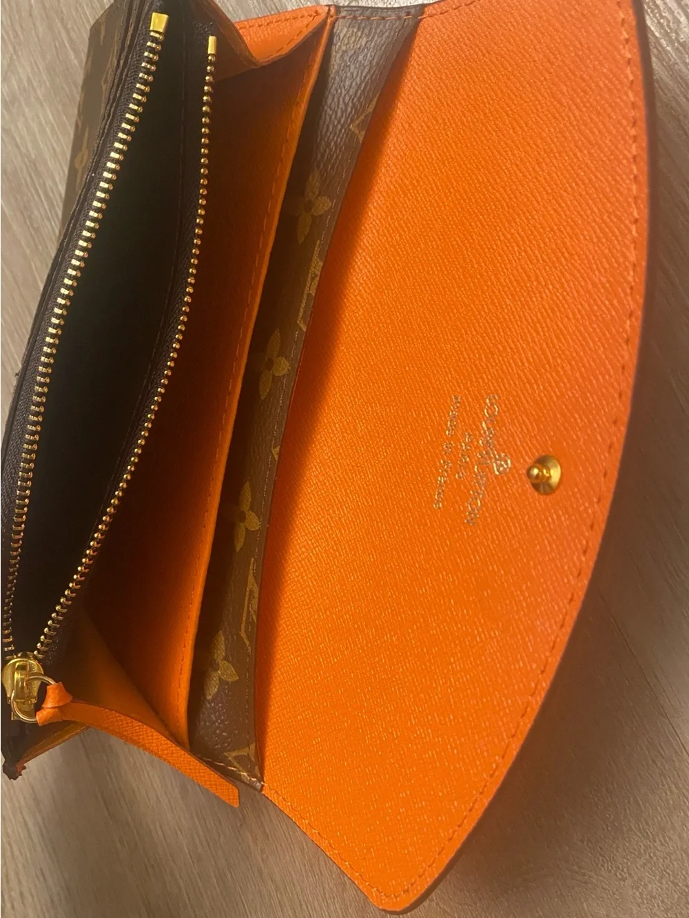 Louis Vuitton Monogram Portefeuille Emilie Long Wallet